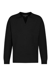 Drykorn Strickpullover Rustino Schwarz/Dunkelgrau
