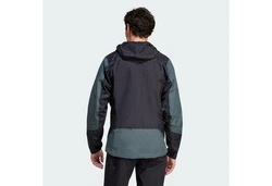 adidas TERREX Hybridjacke XPERIOR RAIN.RDY REGENJACKE Grün/Dunkelblau/Dunkelgrün/Grau