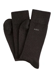 BOSS Businesssocken RS Tom Uni MC (2-Paar) Schwarz/Dunkelgrau/Grau/Dunkelbraun
