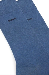 BOSS Businesssocken RS Tom Uni MC (2-Paar) Hellblau/Dunkelblau/Blau/Grau