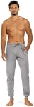 Comte Pyjamahose Mix & Match Herren Schlafhose Hellgrau/Grau