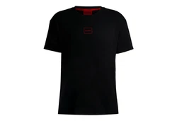 HUGO Pyjama Short Set Laze Schwarz/Rot/Dunkelrot