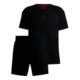 Pyjama Laze Short Set CW (2 tlg) mit Logo-Druck