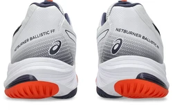 Asics NETBURNER BALLISTIC FF 3 Handballschuh WEISS/HELLINDIGO