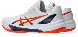 Asics SKY ELITE FF 3 Handballschuh WEISS/DIGITAL TRAUBE