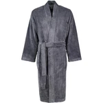 Caw Herrenbademantel Kimono Dunkelblau/Dunkelgrau/Grau/Blau