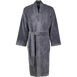 Caw Herrenbademantel Kimono Dunkelblau/Dunkelgrau/Grau/Blau
