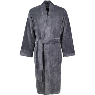 Caw Herrenbademantel Kimono Dunkelblau/Dunkelgrau/Grau/Blau Caw Herrenbademantel Kimono Dunkelblau/Dunkelgrau/Grau/Blau