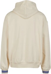 DEF Kapuzensweatshirt Big Hoody Blau/Braun/Beige
