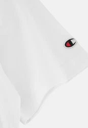 Champion T-Shirt Kurzarmshirt Beige/Rot/Weiß/Creme