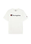 Champion T-Shirt Kurzarmshirt Beige/Rot/Weiß/Creme