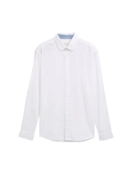 TOM TAILOR T-Shirt Weiß/Hellblau/Creme