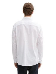 TOM TAILOR T-Shirt Weiß/Hellblau/Creme