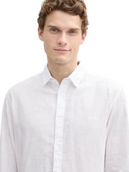 TOM TAILOR T-Shirt Weiß/Hellblau/Creme