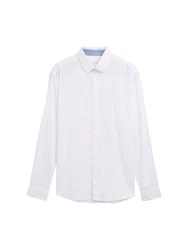 TOM TAILOR T-Shirt Weiß/Hellblau/Creme