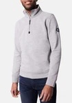 Pierre Cardin Sweatshirt Troyer Grau/Hellgrau