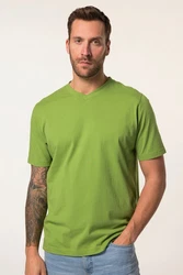 JP1880 T-Shirt Basic V-Ausschnitt Neonfarben/Grün/Türkis