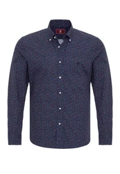 Williot Blusenshirt Mcnary Dunkelblau/Blau/Rot