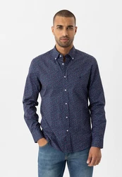 Williot Blusenshirt Mcnary Dunkelblau/Blau/Rot