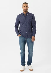 Williot Blusenshirt Mcnary Dunkelblau/Blau/Rot