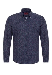 Williot Blusenshirt Mcnary Dunkelblau/Blau/Rot