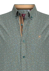 Williot Blusenshirt Mcnary Dunkelgrün/Türkis