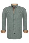 Williot Blusenshirt Mcnary Dunkelgrün/Türkis