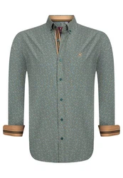 Williot Blusenshirt Mcnary Dunkelgrün/Türkis