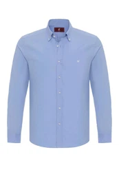 Williot Blusenshirt Lasvegas Hellblau/Blau/Weiß
