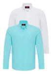 Williot Blusenshirt Lasvegas Hellblau/Türkis