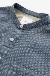 Next Kurzarmhemd Blau/Grau/Hellblau