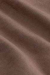 Next Kurzarmhemd mit Kubakragen Braun/Beige/Khaki/Dunkelbraun