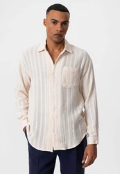 Antioch Blusenshirt Saipan Weiß/Beige/Rosa