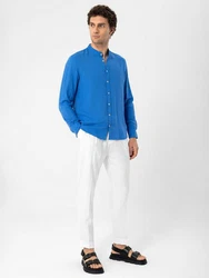 Antioch Blusenshirt Ambrogia Blau/Hellblau