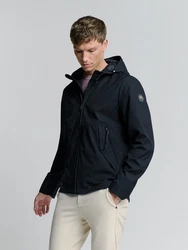NO EXCESS Anorak Funktionsjacke Dunkelblau/Blau