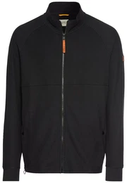 Strickjacke Sweatjacke mit Stehkragen - Regular Fit