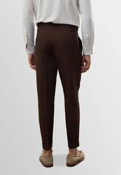 Antioch 7/8-Strandhose Cotonou Braun/Dunkelbraun/Bordeaux/Lila/Dunkelrot