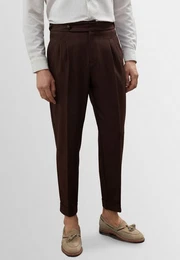 7/8-Strandhose Cotonou - High waist - Regular Fit - Button detailed
