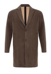 Antioch Wintermantel COAT Grau/Braun/Dunkelrot/Dunkelbraun