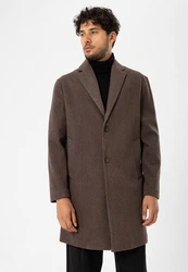 Antioch Wintermantel COAT Grau/Braun/Dunkelrot/Dunkelbraun