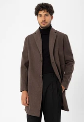 Antioch Wintermantel COAT Grau/Braun/Dunkelrot/Dunkelbraun