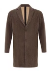 Antioch Wintermantel COAT Grau/Braun/Dunkelrot/Dunkelbraun