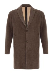 Antioch Wintermantel COAT Grau/Braun/Dunkelrot/Dunkelbraun