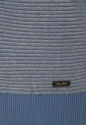 Jacey Quinn Cardigan Overlay Grau/Dunkelblau