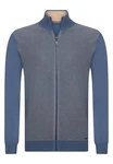 Jacey Quinn Cardigan Overlay Grau/Dunkelblau