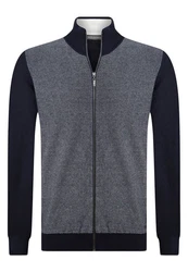 Jacey Quinn Cardigan Overlay Dunkelblau/Grau/Blau