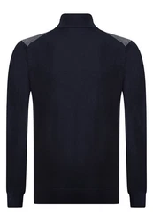 Jacey Quinn Cardigan Overlay Dunkelblau/Grau/Blau