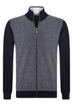 Jacey Quinn Cardigan Overlay Dunkelblau/Grau/Blau