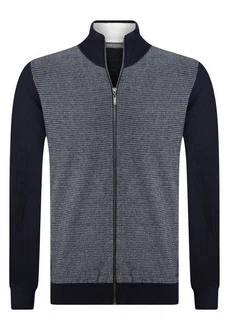 Jacey Quinn Cardigan Overlay Dunkelblau/Grau/Blau Jacey Quinn Cardigan Overlay Dunkelblau/Grau/Blau