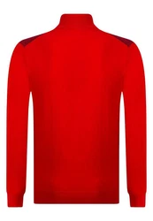 Jacey Quinn Cardigan Overlay Rot/Dunkelrot